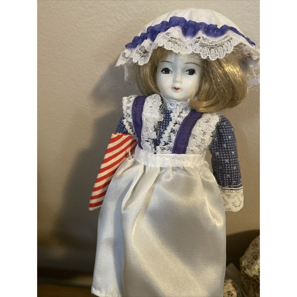 porcelain doll 7 Inch American Theme